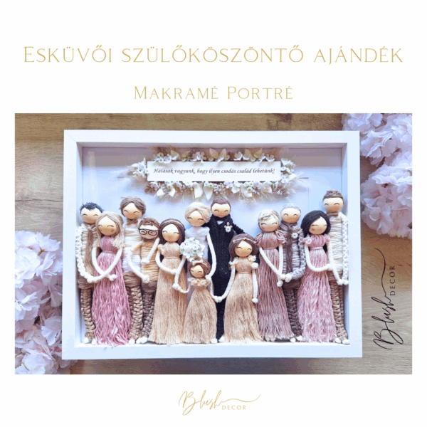 Esküvői szülőköszöntő portré ~ nagy családi