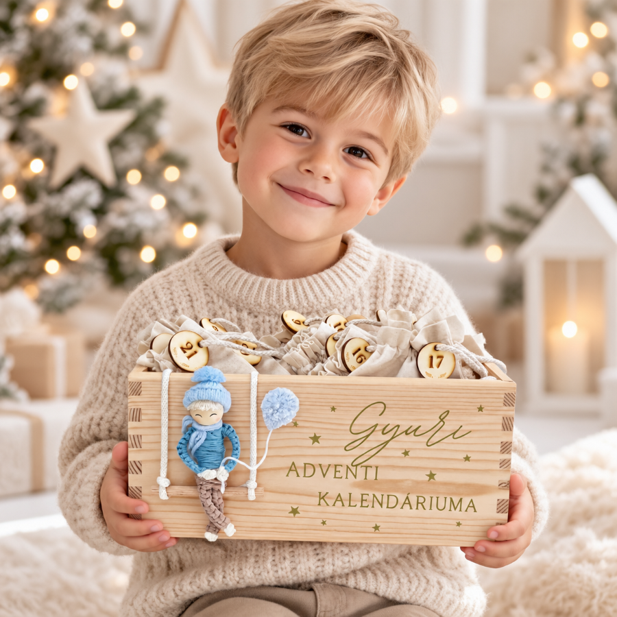 Adventi kalendárium asztali